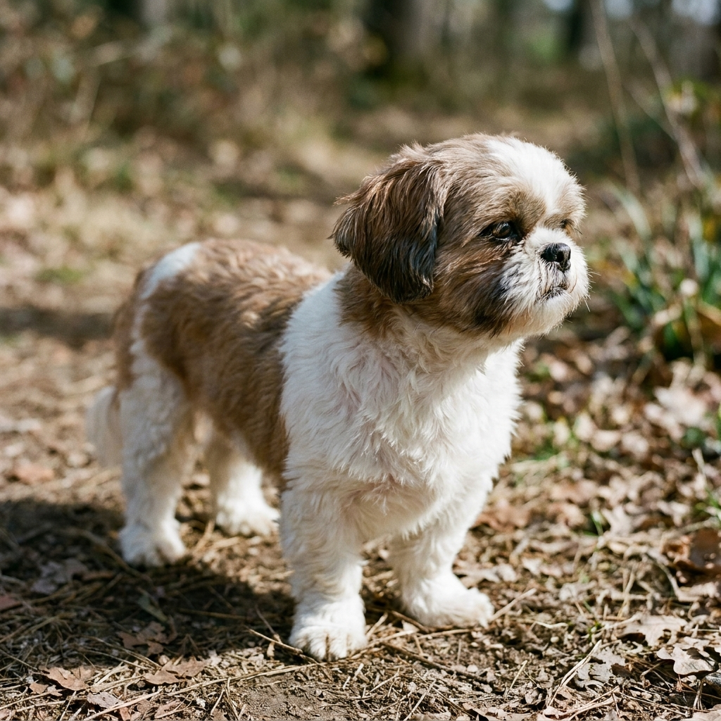 Shih Tzu outdoors, calm and alert, Sydney breed guide hero image