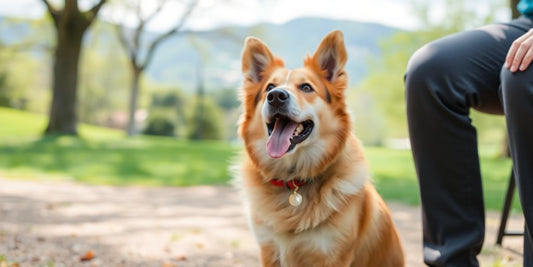 Dog training session in Dover Heights park.