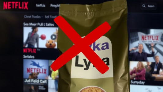 Lyka dog food ad removed from Netflix.