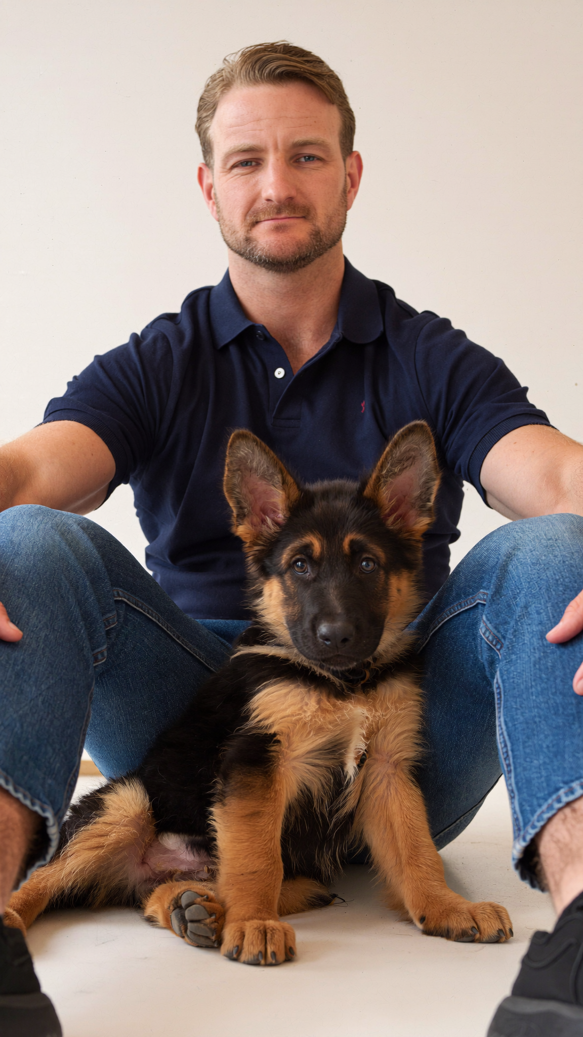 Free guide cover: your first four weeks with a German Shepherd puppy